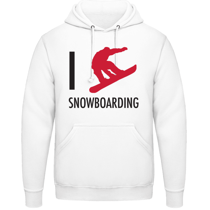 I Heart Snowboarding Sweat à capuche contain pic