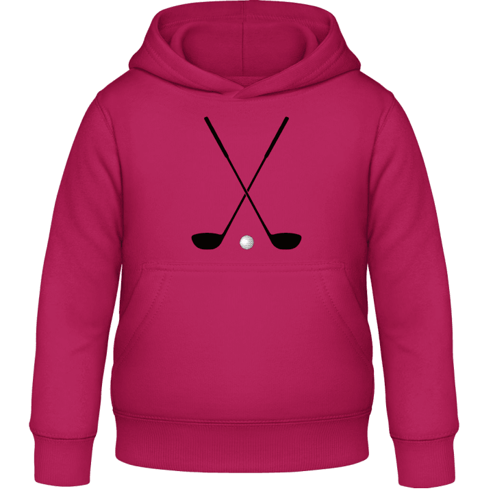 Golf Club and Ball Kids Hoodie contain pic