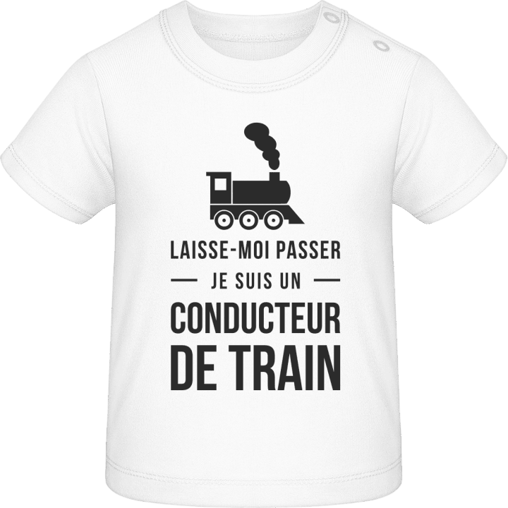 Je suis un conducteur de train T-shirt för bebisar 0 image