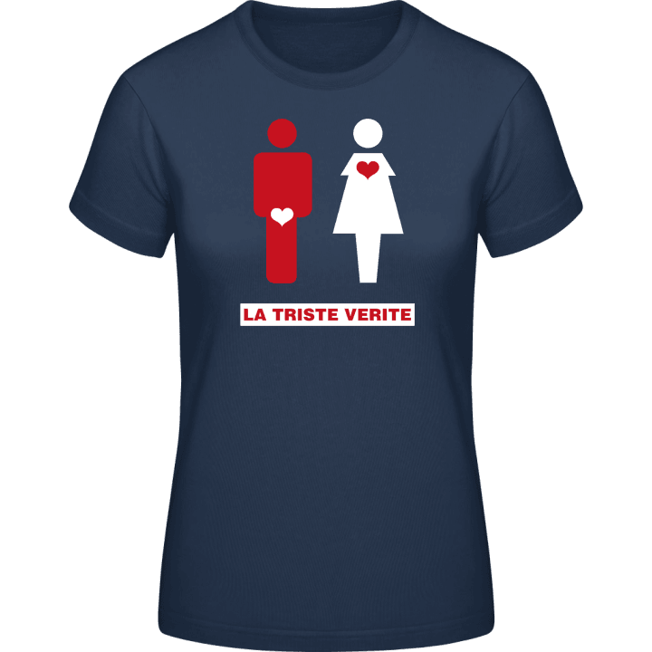 Le Veritable Amour T-shirt för kvinnor contain pic