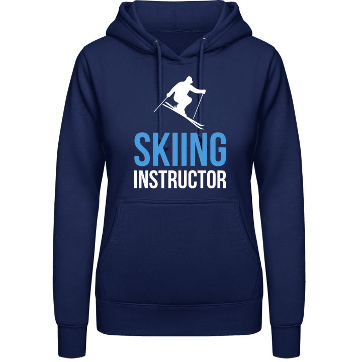 Skiing Instructor Felpa con cappuccio da donna contain pic