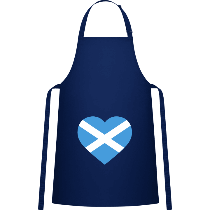 Scotland Heart Flag Delantal de cocina contain pic