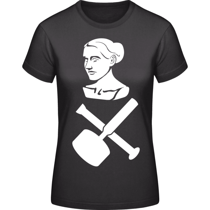 Sculptor Hammer And Chisel T-shirt för kvinnor contain pic