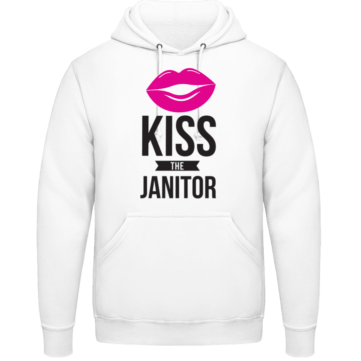 Kiss The Janitor Felpa con cappuccio contain pic