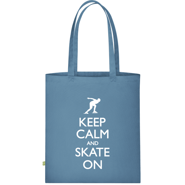 Keep Calm Speed Skating Stoffpose contain pic
