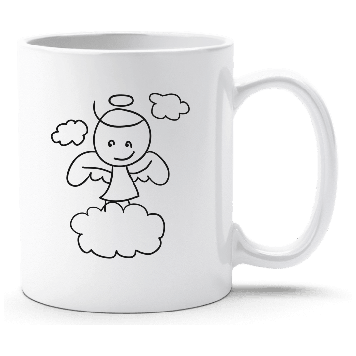 Cute Angel On Cloud Cup contain pic