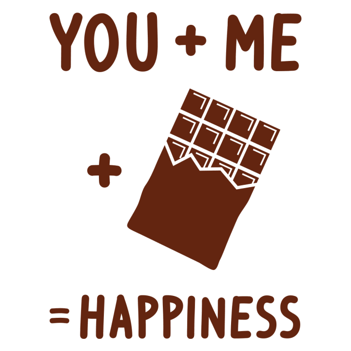 You + Me + Chocolat= Happiness Maglietta donna 0 image