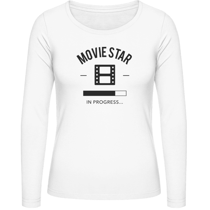 Movie Star in Progress Langermet skjorte for kvinner contain pic