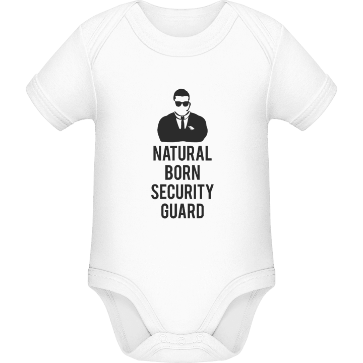 Natural Born Security Guard Baby romper kostym contain pic