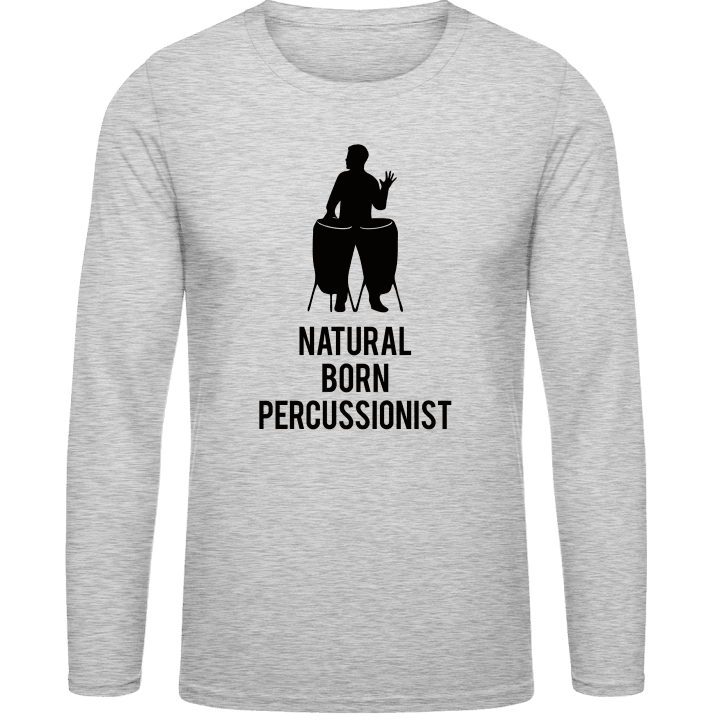 Natural Born Percussionist Shirt met lange mouwen contain pic