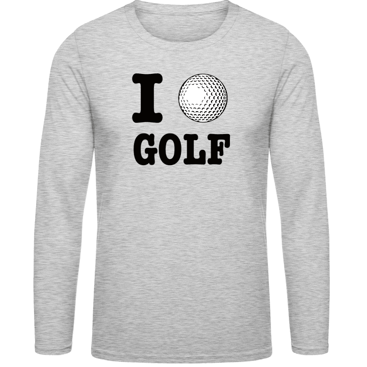 I Love Golf Langarmshirt contain pic