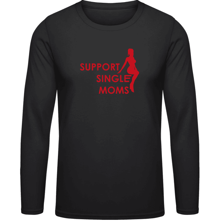 Support Single Moms Langarmshirt contain pic