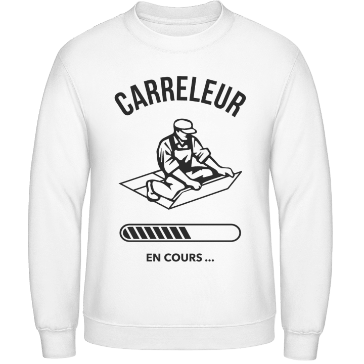 Carreleur en cours Sweatshirt contain pic