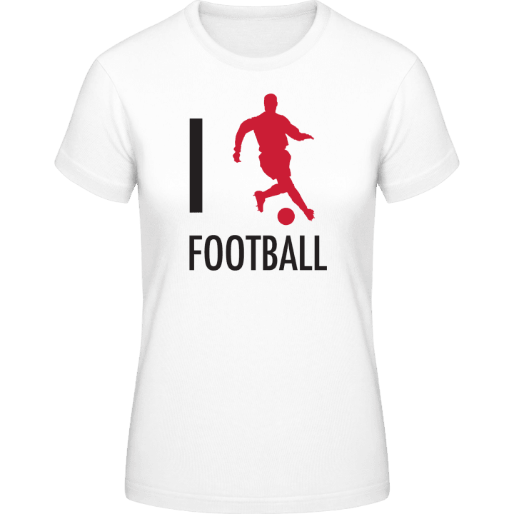 I Heart Football Vrouwen T-shirt 0 image