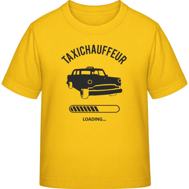 Taxichauffeur loading Kinder T-Shirt contain pic