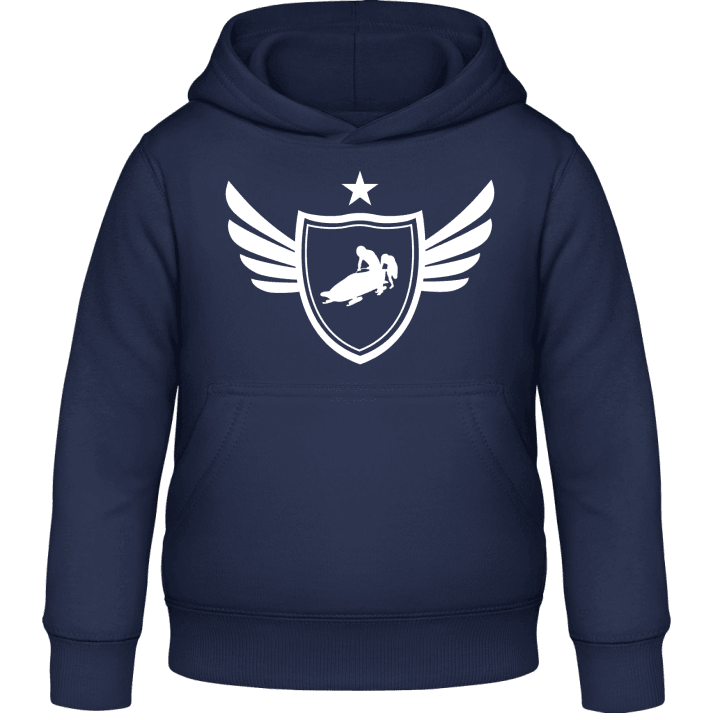 Bobsled Winged Barn Hoodie contain pic