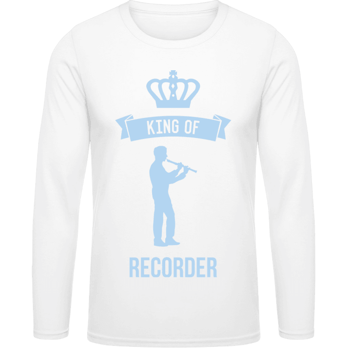 King Of Recorder T-shirt à manches longues contain pic
