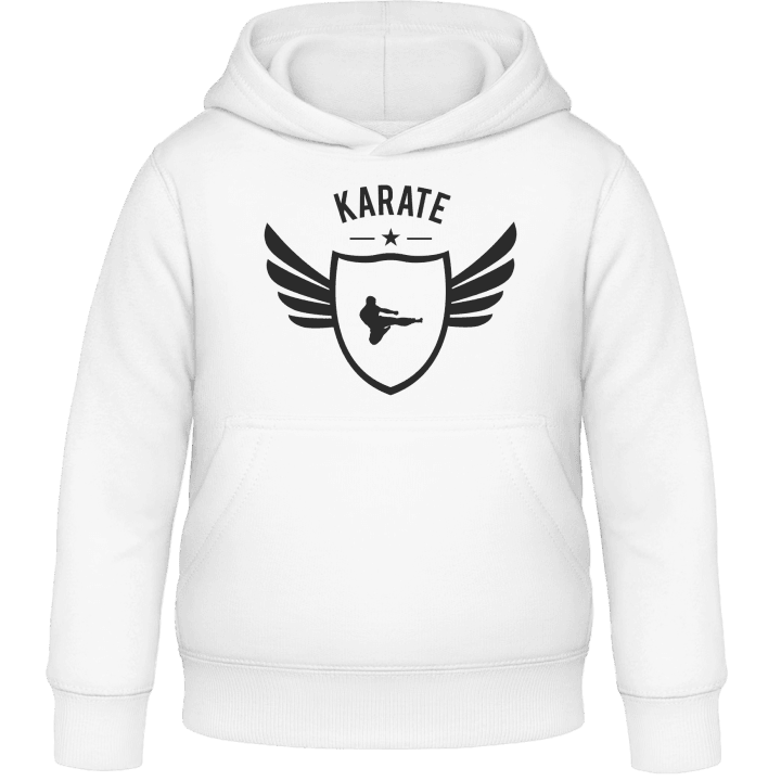 Karate Winged Barn Hoodie contain pic