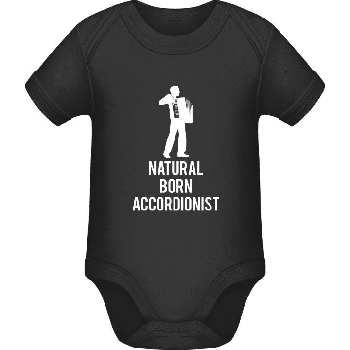 Natural Born Accordionist Baby Romper contain pic
