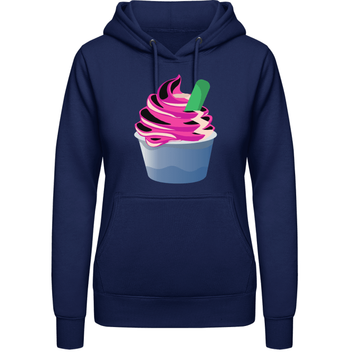 Ice Cream Illustration Sweat à capuche pour femme contain pic