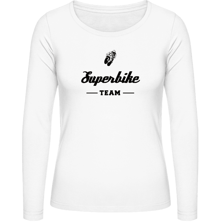 Superbike Team Frauen Langarmshirt contain pic