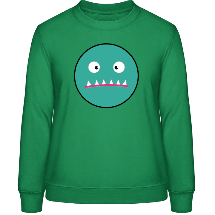 Monster Smiley Face Sweatshirt för kvinnor 0 image
