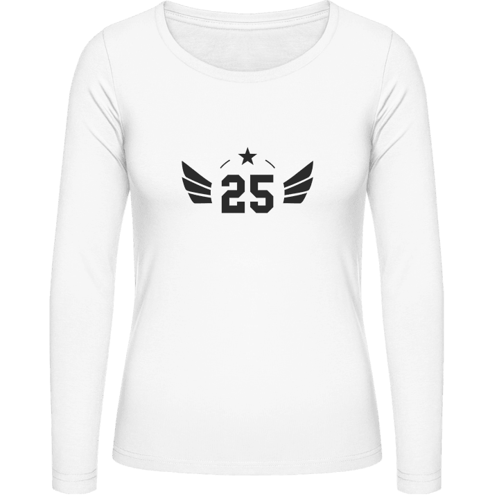 25 Years Number T-shirt à manches longues pour femmes 0 image