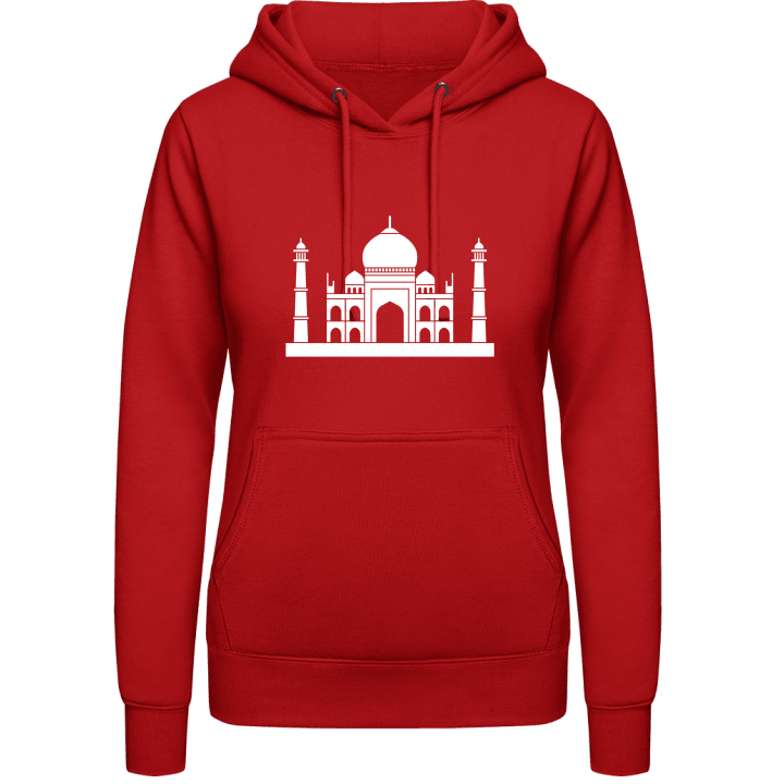 Taj Mahal India Felpa con cappuccio da donna contain pic