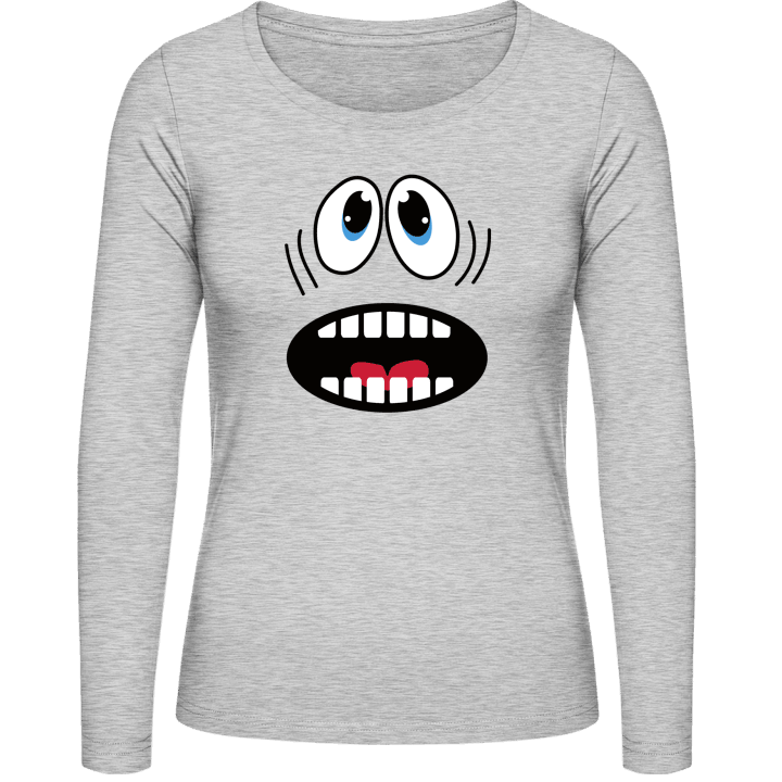 OMG Smiley Vrouwen Lange Mouw Shirt contain pic