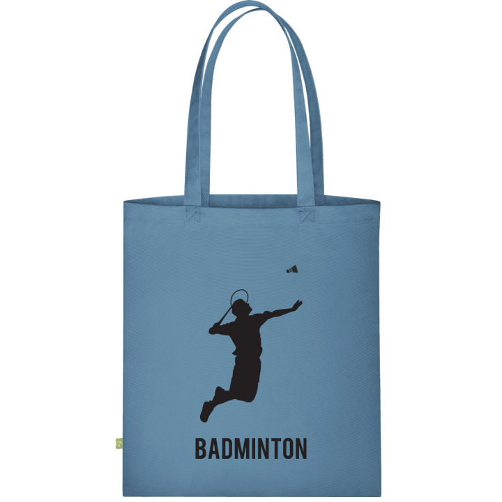 Badminton Player Silhouette Väska av tyg contain pic
