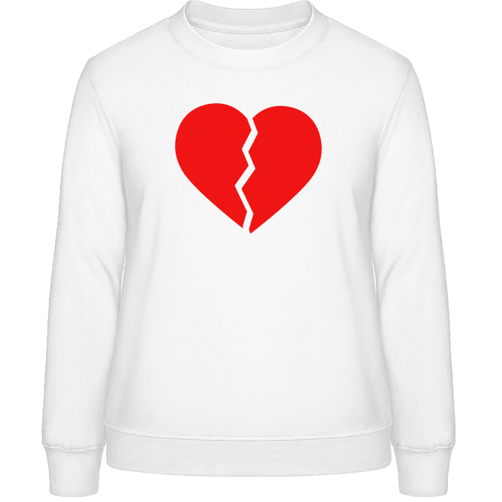 Broken Heart Logo Sweat-shirt pour femme contain pic