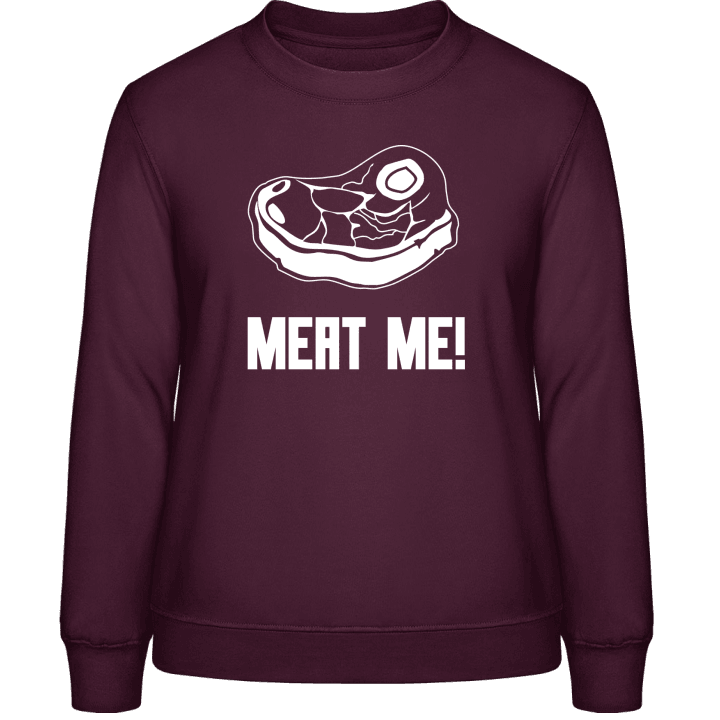 Meat Me Frauen Sweatshirt contain pic