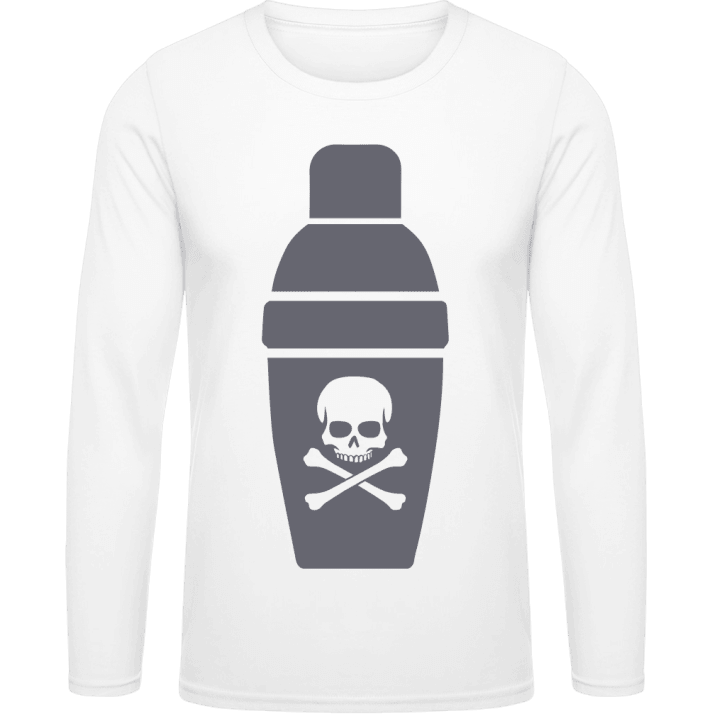Cocktail Mixer With Skull Long Sleeve Shirt 0 image