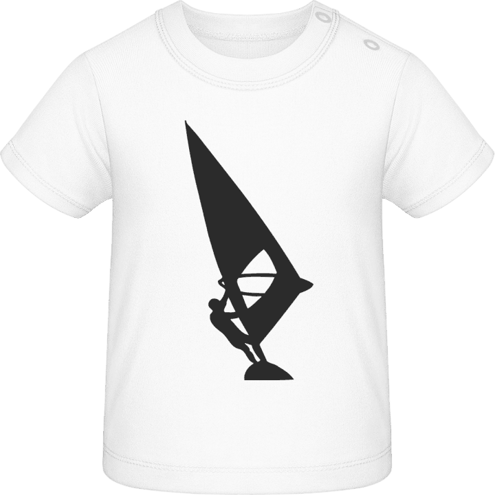 Windsurfer Silhouette Baby T-skjorte contain pic