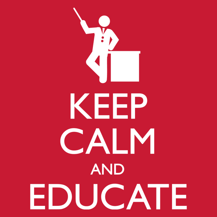 Keep Calm And Educate Vrouwen Lange Mouw Shirt 0 image