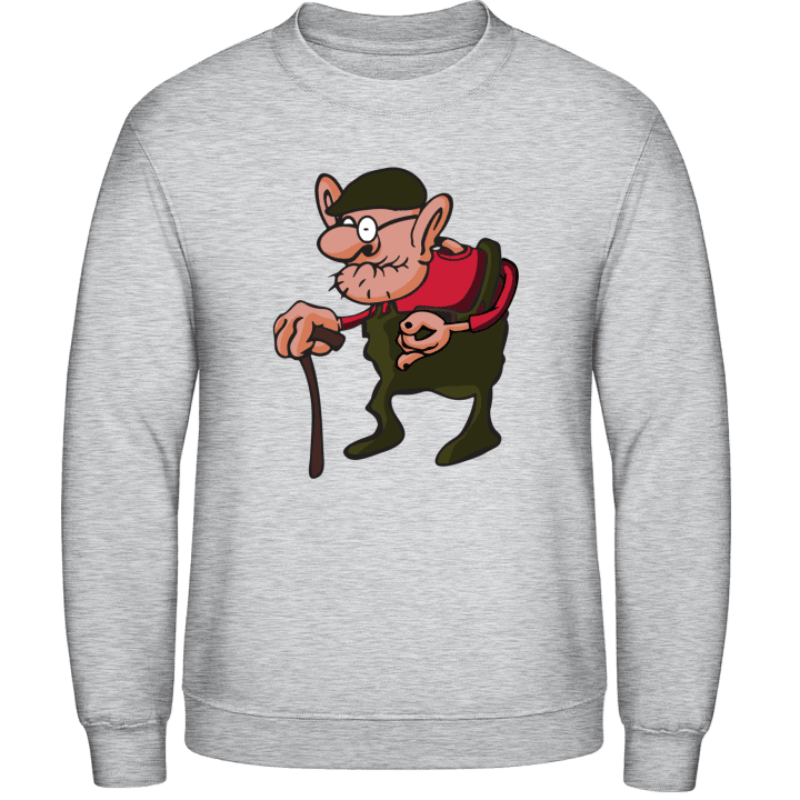 Grandpa Comic Senior Sweatshirt contain pic