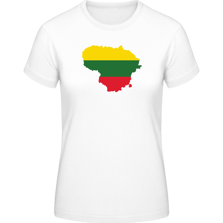 Lithuania Map T-shirt för kvinnor contain pic