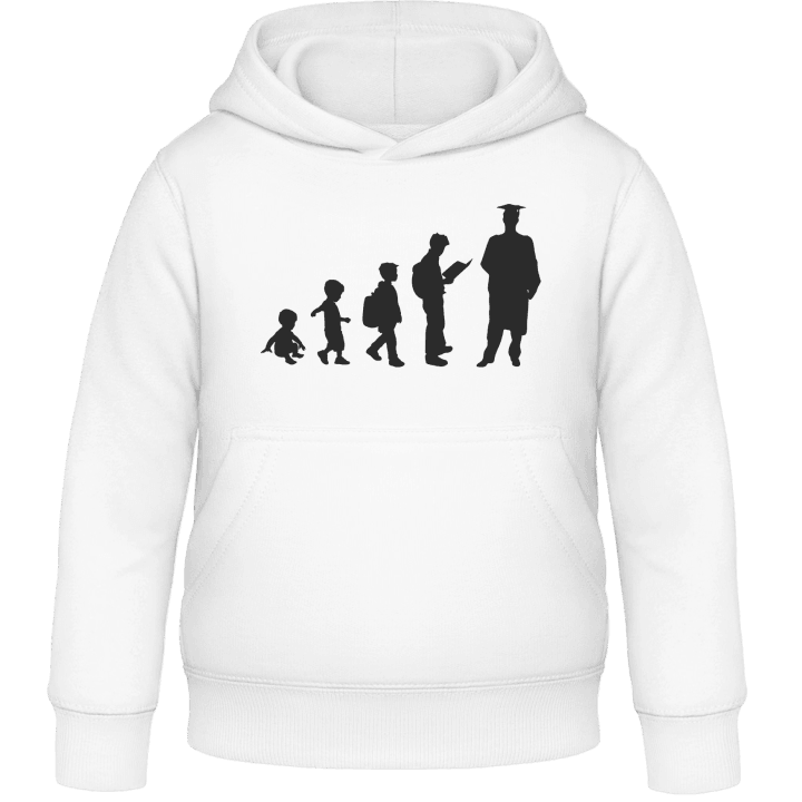 Student Graduate Evolution Kids Hoodie contain pic
