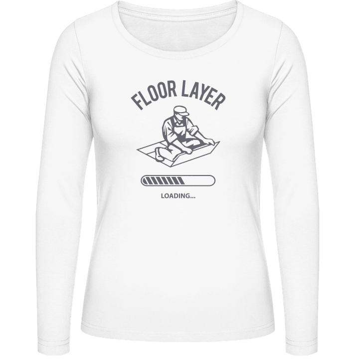 Floor Layer Loading Vrouwen Lange Mouw Shirt contain pic