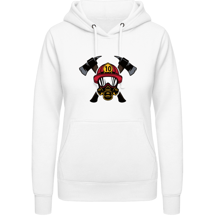 Firefighter Helmet With Crossed Axes Sweat à capuche pour femme 0 image