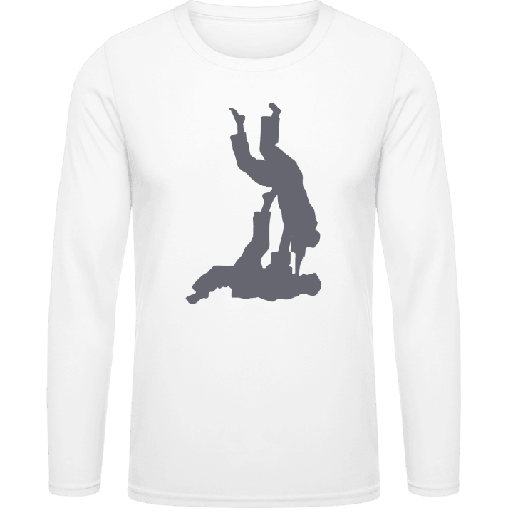 Judo Fight Scene T-shirt à manches longues contain pic