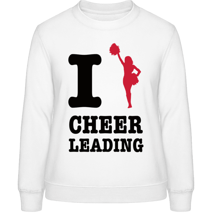I Love Cheerleading Sweatshirt för kvinnor contain pic