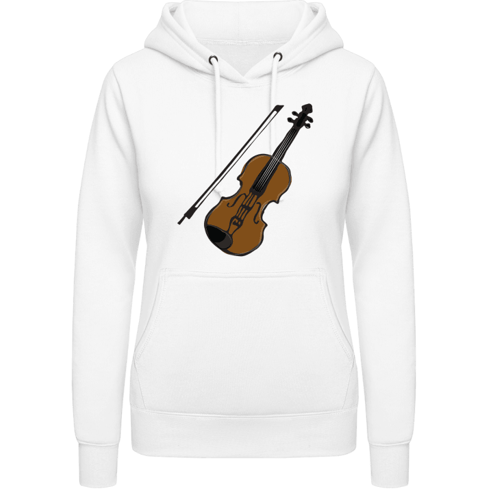 Violin Illustration Vrouwen Hoodie contain pic