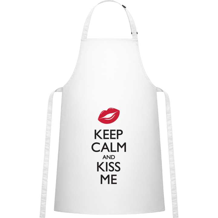 Keep Calm And Kiss Me Kitchen Apron contain pic