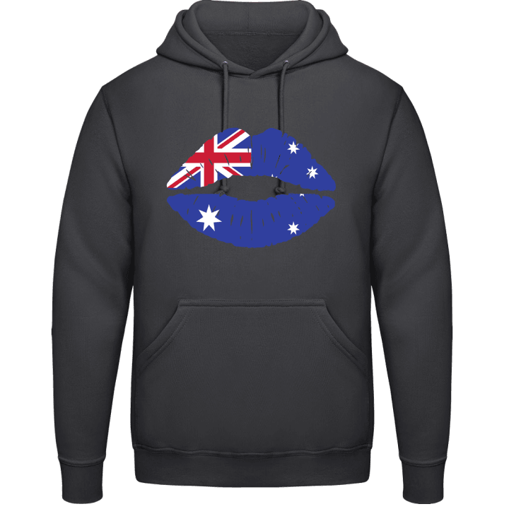 Australian Kiss Flag Felpa con cappuccio contain pic