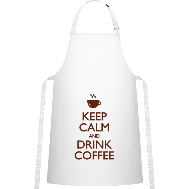 Keep Calm and drink Coffe Kitchen Apron contain pic