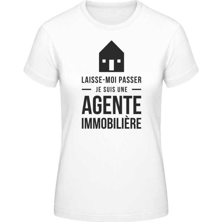 Laisse-moi passer je suis une agent immobilière Women T-Shirt 0 image