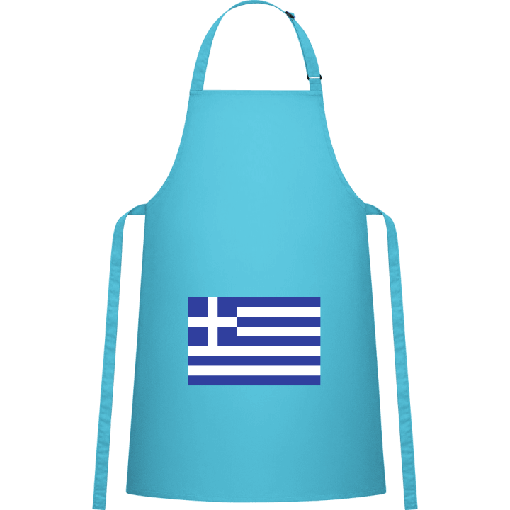 Greece Flag Delantal de cocina contain pic