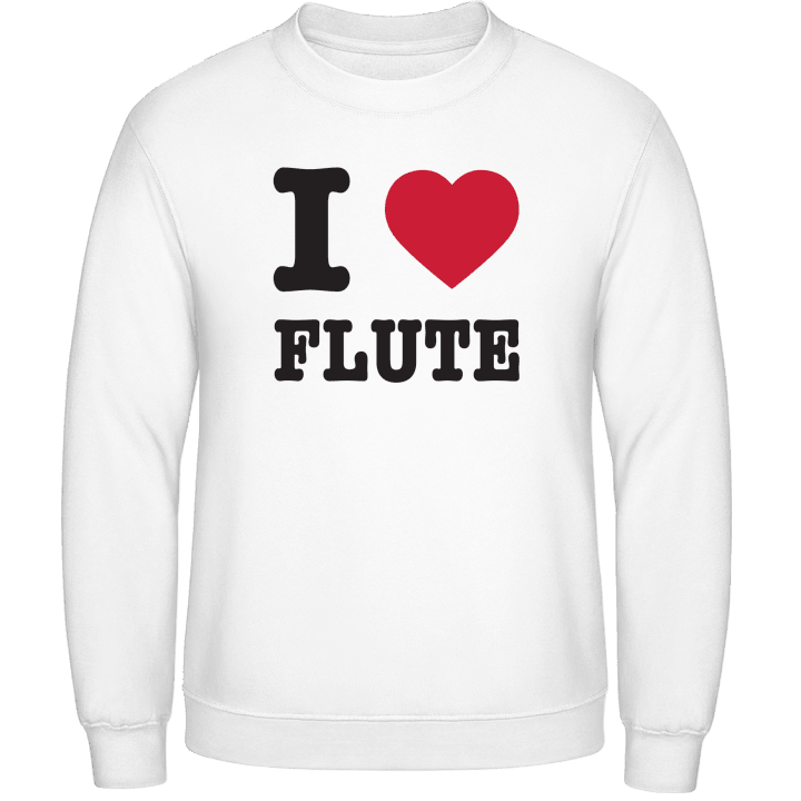 I Love Flute Sudadera contain pic