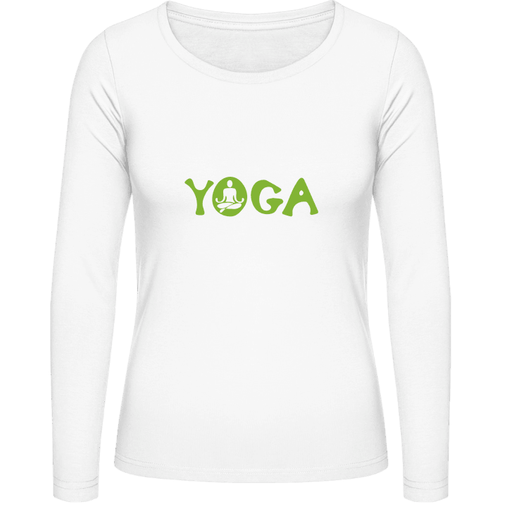 Yoga Meditation Sitting Langermet skjorte for kvinner contain pic